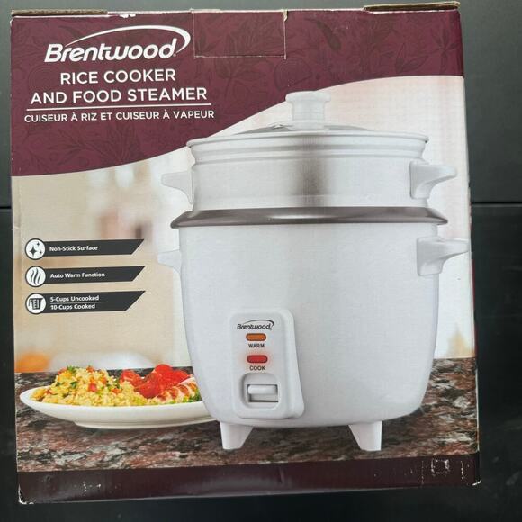 NWT Brentwood Rice Cooker and Food Steamer - Picture 4 of 6